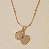 Openable Ballerina Butterfly Necklace